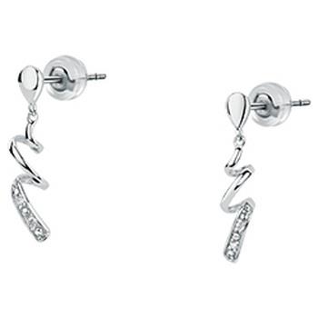 Bijoux Cleor Boucles d'oreilles en or 375/1000 et diamant