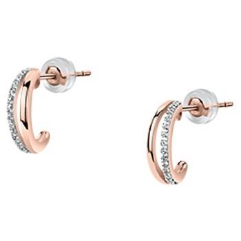 Bijoux Cleor Boucles d'oreilles en or 375/1000 et zircon