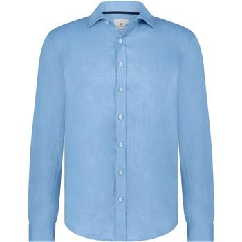 Chemise State Of Art Chemise De Lin Bleu