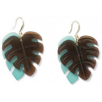 Boucles oreilles Desigual Boucles d oreilles Leaves Verde Aqua 18SAGO2...