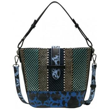 Portefeuille Desigual Sac Mix Rapport Caracas Azul Lovety Bleu 18SAXFA...