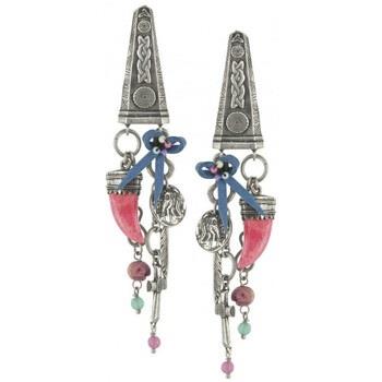 Boucles oreilles Franck Herval FÉTICHES - clips triangulaires