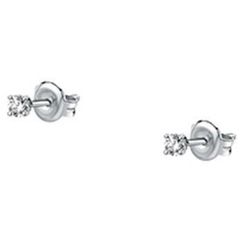 Bijoux Cleor Boucles d'oreilles en or 750/1000 et diamant