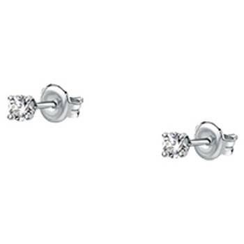 Bijoux Cleor Boucles d'oreilles en or 750/1000 et diamant