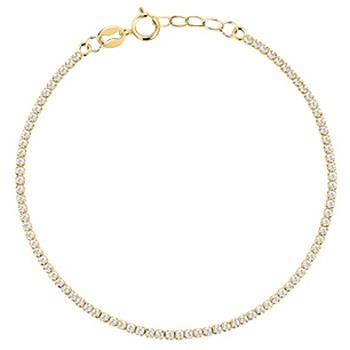 Bijoux Cleor Bracelet en argent 925/1000 et zircon