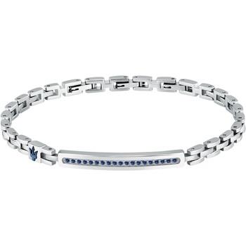 Bijoux Maserati Bracelet en acier et cristal