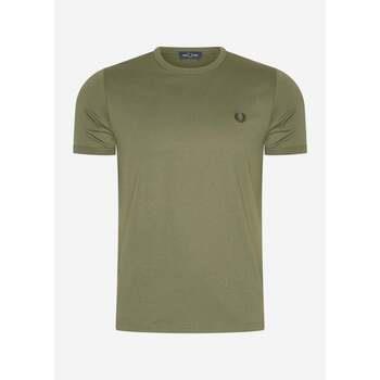 T-shirt Fred Perry T-shirt Ringer - vert couronne de laurier