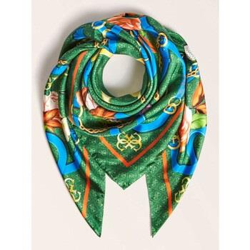 Echarpe Guess foulard soie imprimé floral vert