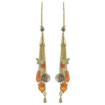 Boucles oreilles Franck Herval Boucles d'oreilles COLCHIC Orange