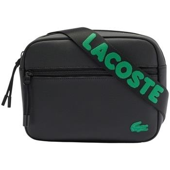 Pochette Lacoste Sacoche bandouliere Ref 63871 N71 Noir 25*20.5*6 cm