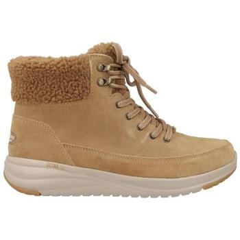 Bottines Skechers Waterproof Suede Lace Up Hiker Boot W/ Exposed Sherp...