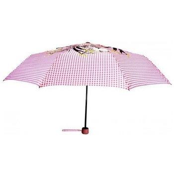 Parapluies Lollipops parapluie femme pliant compact vichy rose