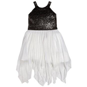 Robe enfant Guess Robe fille Marciano paillettes et tulle blanc/noir J...