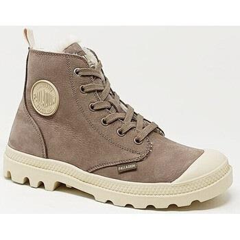 Baskets Palladium BASKET PAMPA HI ZIP MARRON