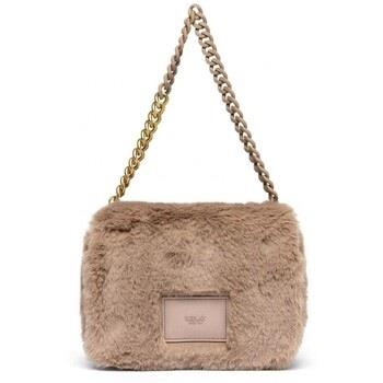 Sac Replay Mini Sac En Fausse Fourrure Gris Taupe