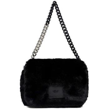 Sac Replay Mini Sac En Fausse Fourrure Noir