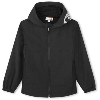 Veste enfant Timberland COUPE-VENT À CAPUCHE DÉPERLANT ENFANT NOIR