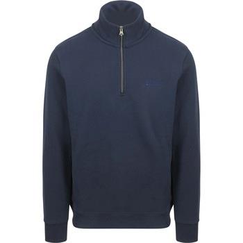 Sweat-shirt Superdry Henley Essential Half Zip Pullover Marine