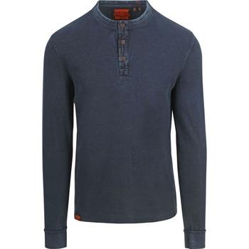 Sweat-shirt Superdry Pull Vintage Textured Marine