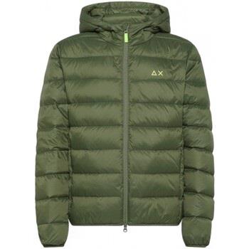 Gilet Sun68 GIACCA CAPPUCCIO UOMO VERDE SCURO R44101