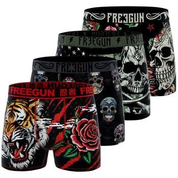 Boxers Freegun Lot de 4 boxers enfant Rock Skull