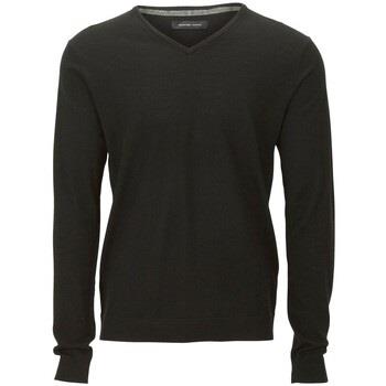 Pull Selected Pull Merinos Tower V Neck Noir