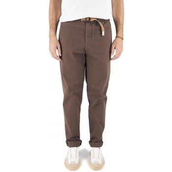 Jeans White Sand Pantalon Chino En Gabardine Marron