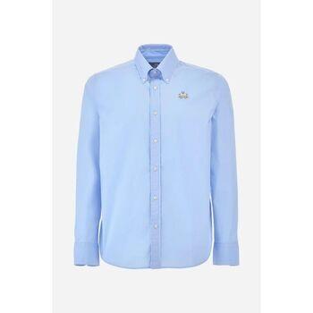 Chemise La Martina CCMC02-PP003 POPLIN-07003 BLUE BELL