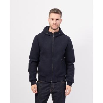 Blouson Yes Zee Veste homme en laine mélangée non doublée