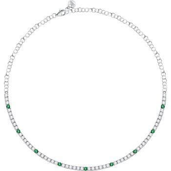 Bijoux Morellato Collier en argent 925/1000 recyclé et zircon