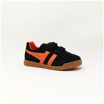 Baskets Gola BASKET HARRIER STRAP NOIR ORANGE