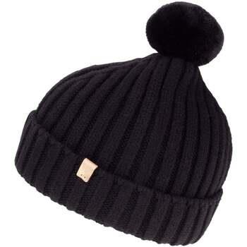 Bonnet Isotoner Bonnet Femme à pompon torsades Noir