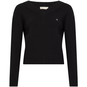 Sweat-shirt Calvin Klein Jeans Pull femme Ref 64284 BEH Noir