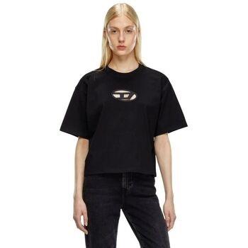 T-shirt Diesel A15096 0NIAX - T-BUXT-CROP-9XX BLACK