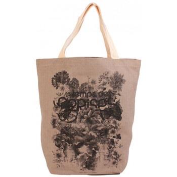 Cabas Le Temps des Cerises Sac shopping Eco 3 Taupe