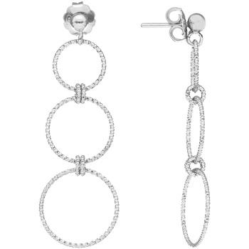 Boucles oreilles Orusbijoux Boucles D'oreilles Argent Cascade D Anneau...