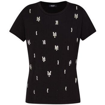 T-shirt Liu Jo T-shirt en coton avec strass