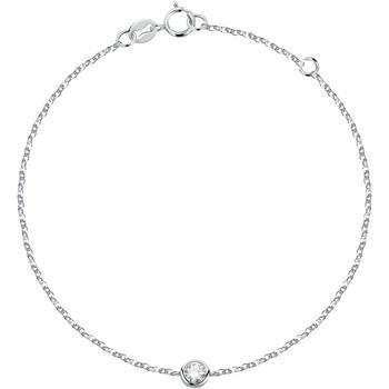 Bijoux Live Diamond Bracelet en or jaune recyclé 375/1000 et diamant d...