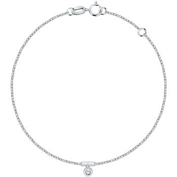 Bijoux Live Diamond Bracelet en or jaune recyclé 375/1000 et diamant d...