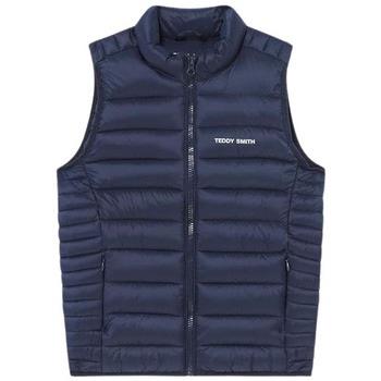 Manteau enfant Teddy Smith DOUDOUNE SM B-TERRY JR - TOTAL NAVY - 10 an...