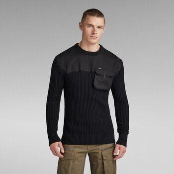 Pull G-Star Raw D23525-D496 ARMY KNIT-6484 BLACK