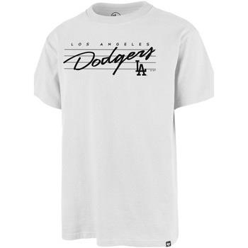 T-shirt '47 Brand 47 TEE MLB LOS ANGELES DODGERS DOWNBURST ECHO WHITE ...