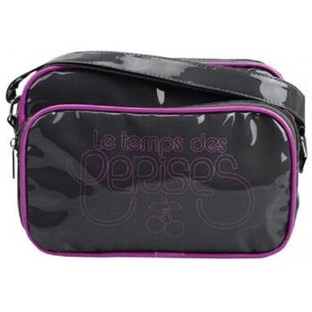 Sac Le Temps des Cerises Sac Besace Rumba 2 beton/corail