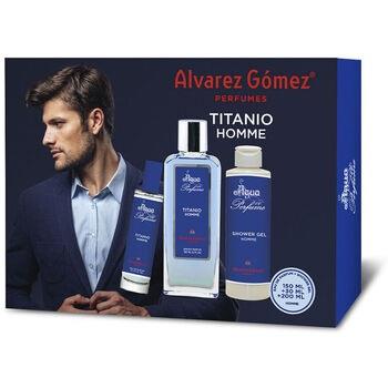 Eau de parfum Alvarez Gomez Étui Titane Homme 2 Pcs