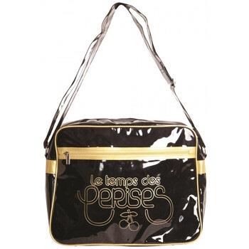 Sac Le Temps des Cerises Sac Besace Rumba 1 Noir /Bronze