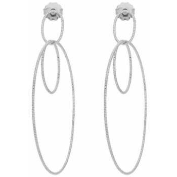 Boucles oreilles Orusbijoux Boucles D'oreilles Argent Rhodié Créoles M...