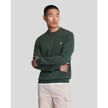 Pull Lyle &amp; Scott KN2110V MERINO CREW JUMPER-X31. ARGYLE TEAL