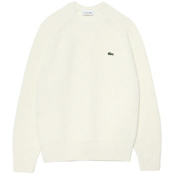 Sweat-shirt Lacoste Pull homme Ref 64010 XFJ Ecru