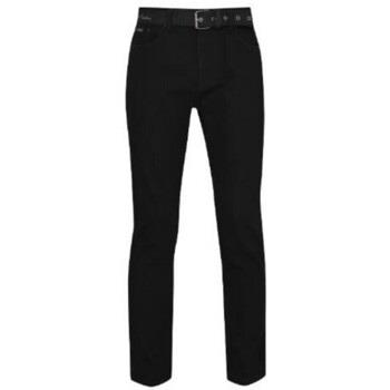 Jeans Pierre Cardin black belted jean