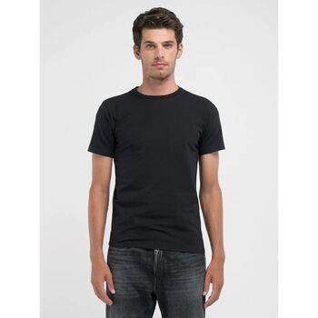 T-shirt Replay M6947 .000.23352P COMPACT JERSEY-098 BLACK